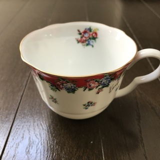 KENDO コーヒーカップ＆ソーサー４客セット【未使用品】KENDO　花柄の画像