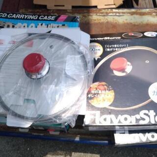 フレーバーストーン　ガラス蓋　24cm   tamagoの画像