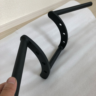 値下げしました ドリルドハンドル マッドブラック 汎用 22.2mmの画像