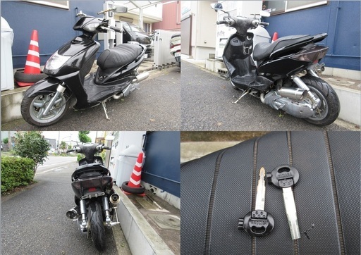 埼玉川口発！ヤマハ　シグナスＸ　カスタム車　ブラック　5TY SE12J 5AU