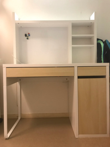 勉強机、椅子、引き出しユニット、3点セット