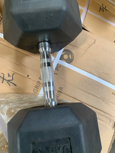 ヘックスラバーダンベル 27.5kg  2個