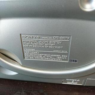 ソニーCDラジオ、ジャンクでの画像