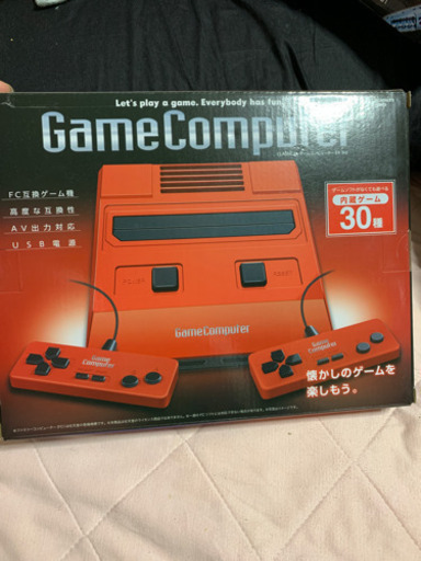 ゲームコンピュータ ブルー新品