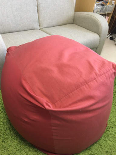 (美品・カバー付)無印良品の人をダメにするクッション(小) 引き取りの方1000円引き