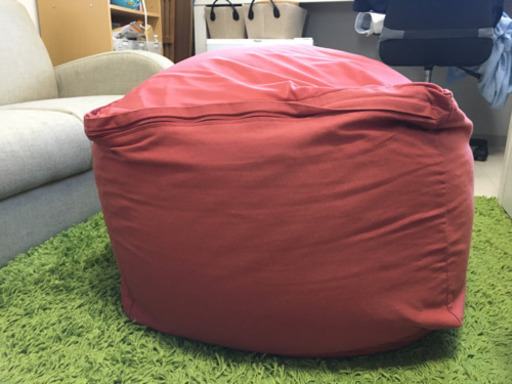 (美品・カバー付)無印良品の人をダメにするクッション(小) 引き取りの方1000円引き