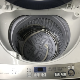 保証付き　シャープ　洗濯機　ES-GE55N-S   リサイクルショップウルカウ　高津 保証付きシャープ洗濯機ES-GE55R-H リサイクルショップウルカウ