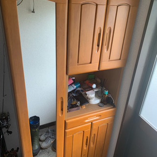 値下げ 発送します 茶色 下駄箱