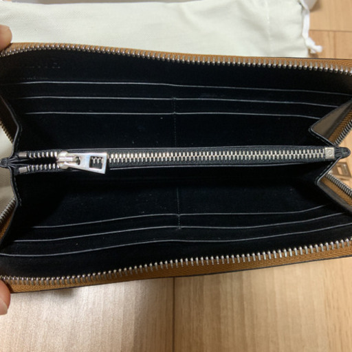 ロエベ ラウンドファスナー ブラック×ブラウン 正規品