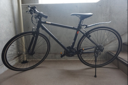 FUJIフジ パレット クロスバイク Sサイズ 8速 ブラック