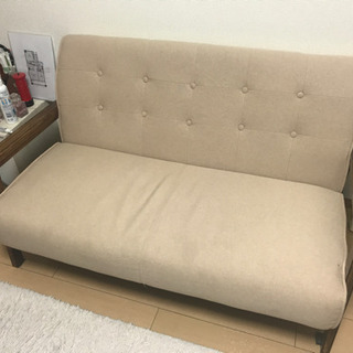 [お譲り先決まりました][無料] 2人掛けソファの画像