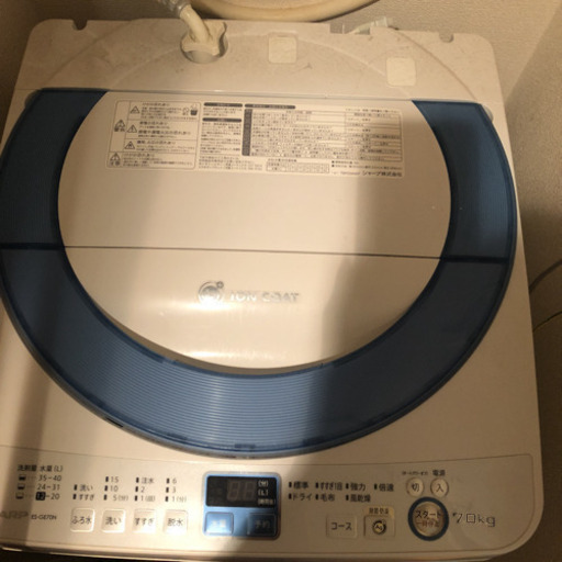 【引越しSALE！！14000円➡︎10000円】シャープ 洗濯機
