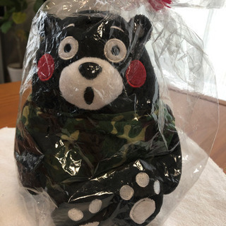 本物迷彩服クマモンぬいぐるみ