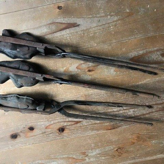 古道具  たい焼き器 3本セット