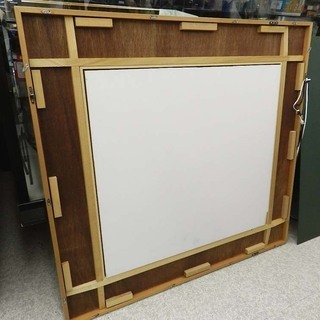 額縁  ガラス窓60×55cm 書や絵画フレーム額に 幅83.5×高さ79 大きいサイズ 札幌市北区屯田 の画像