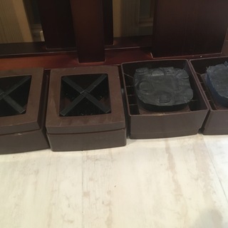 すのこベッド　シングル　ベッド下収納可能　かさ上げ器具付の画像