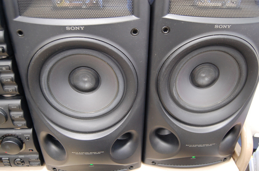 ジャンク SONY プロピクシー ミニコンポ MHC-J970EX  エレスタット スピーカー付き SA-J970AV ソニー PRO PIXY ☆ PayPay(ペイペイ)決済可能 ☆ 札幌市 清田区 平岡