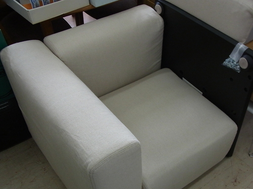 売約済みです　無印良品 ２人掛け ユニット ソファ本体・アーム付・小