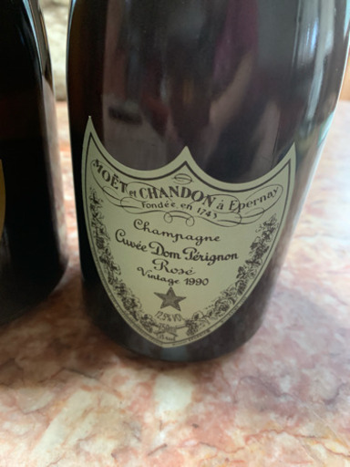 ビィンテージ ドンペリニヨンロゼと白二本セット