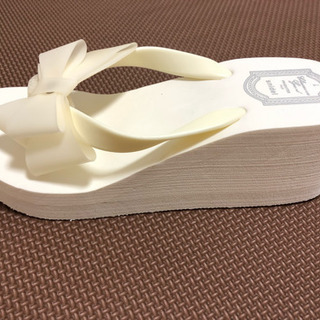 厚底 ビーチサンダルの画像