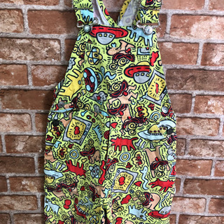 ヒスミニ×キースヘリングコラボのサロペット、オーバーオール