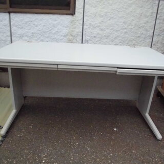 ★お値下げ★事務用/オフィス用机/幅1400奥行700高さ700 JM4114)【取りに来られる方限定】の画像