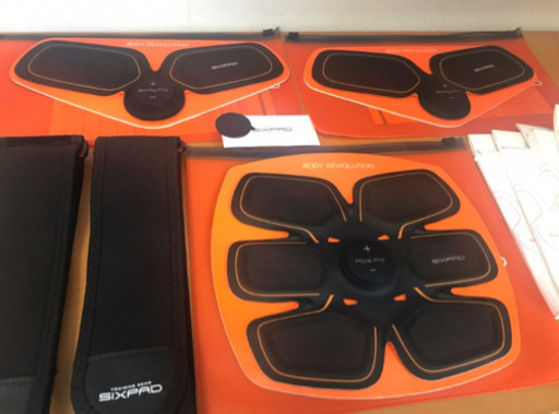 SIXPAD シックスパッド アブズ&ボディ 3点セット + ジェルシート 中古