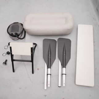 ゴムボート　エレキモーター＆バッテリーつきの画像