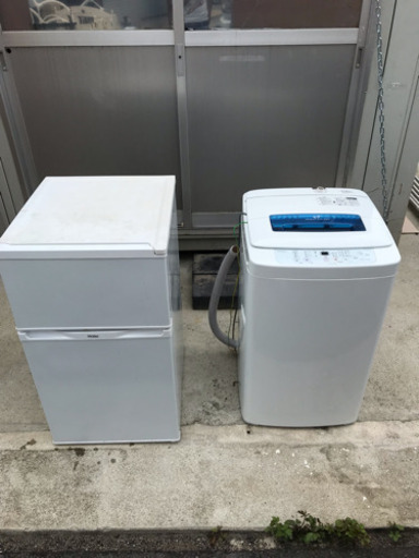 生活家電 Haier 冷蔵庫 洗濯機 2014年セット