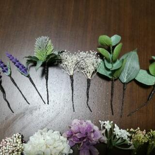 ヘッドドレス／ラベンダーカラー／結婚式・前撮りの画像