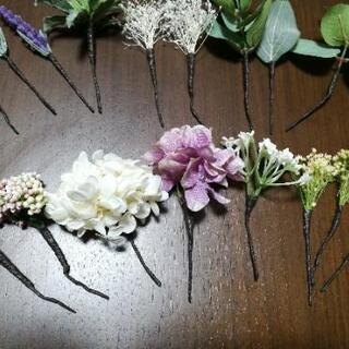 ヘッドドレス／ラベンダーカラー／結婚式・前撮りの画像