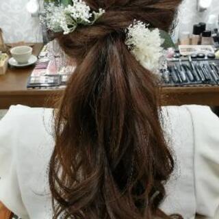 ヘッドドレス／ラベンダーカラー／結婚式・前撮りの画像