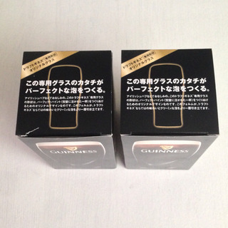 新品未使用 ギネス ビアグラス 2個の画像