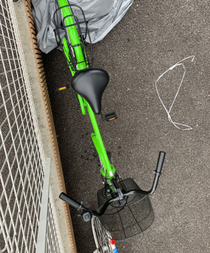 緑の自転車 一回乗ったのみ