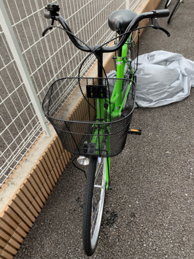 緑の自転車 一回乗ったのみ