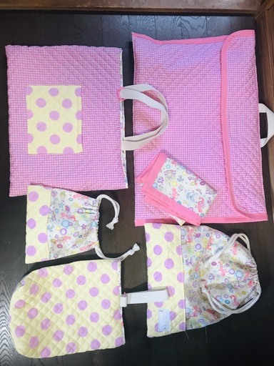 就学・入学セット　女の子　5点セット　ハンドメイド