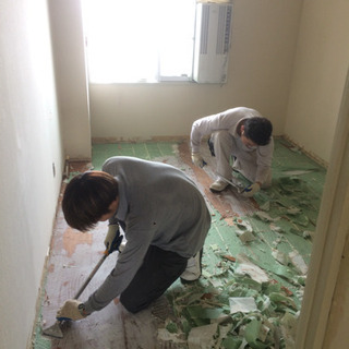 内装解体作業員募集・施工管理者募集！[未経験者大歓迎.役員候補募集中]の画像