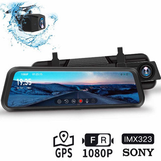 新品 ドライブレコーダー 前後カメラ ミラー型 前後1080P ...