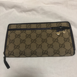 セール⭐️⭐️ GUCCI 長財布 ラウンド ブラウン 中古品