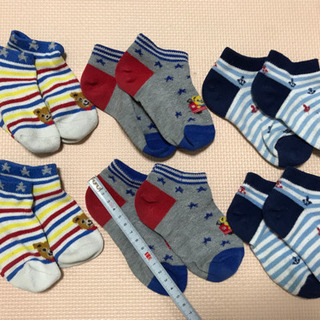 ミキハウス 靴下 15cm前後？ 使用感あり
