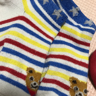 ミキハウス 靴下 15cm前後？ 使用感ありの画像