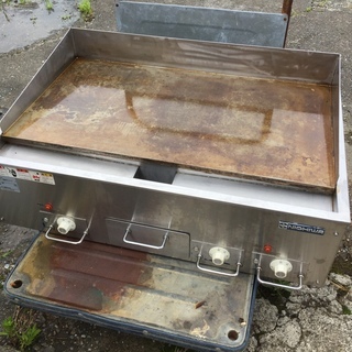 【業務用】2015年製 ニチワ 電気グリドル TEG-900SP 900×600mm 3相200V お好み焼き 焼きそば 鉄板焼きの画像