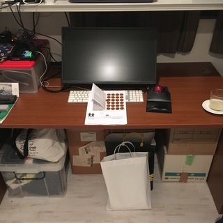 Tvilum-Scanbirk  事務・オフィス・DTM・PC・パソコン デスク机 81204-33 クラシックチェリーの画像