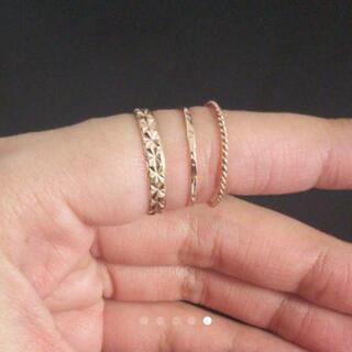 【美品】passage mignon リング セット ゴールドの画像
