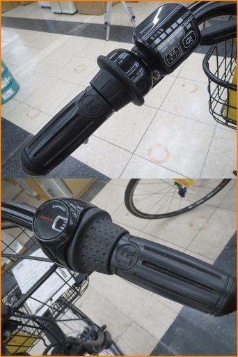 【引取限定】ブリヂストン ステップクルーズ アシスト自転車 中古美品 バッテリー・充電器・鍵付 STEPCRUZ BRIDGESTON