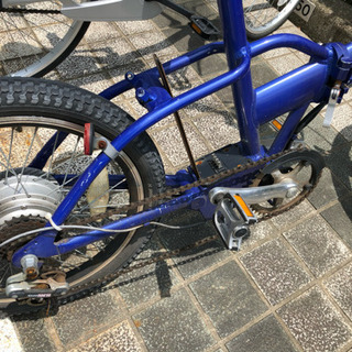 折りたたみ電動ミニチャリ 難あり