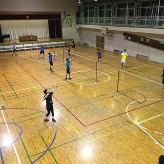 バドミントン　練習メンバー募集。