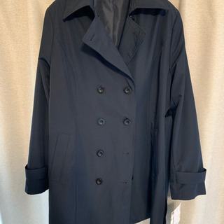 大きいサイズのトレンチコート（紺）