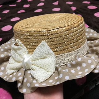 カンカン帽 麦わら帽子 