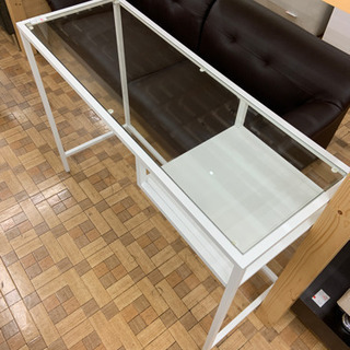 【IKEA】デスク ガラステーブル 幅100cm